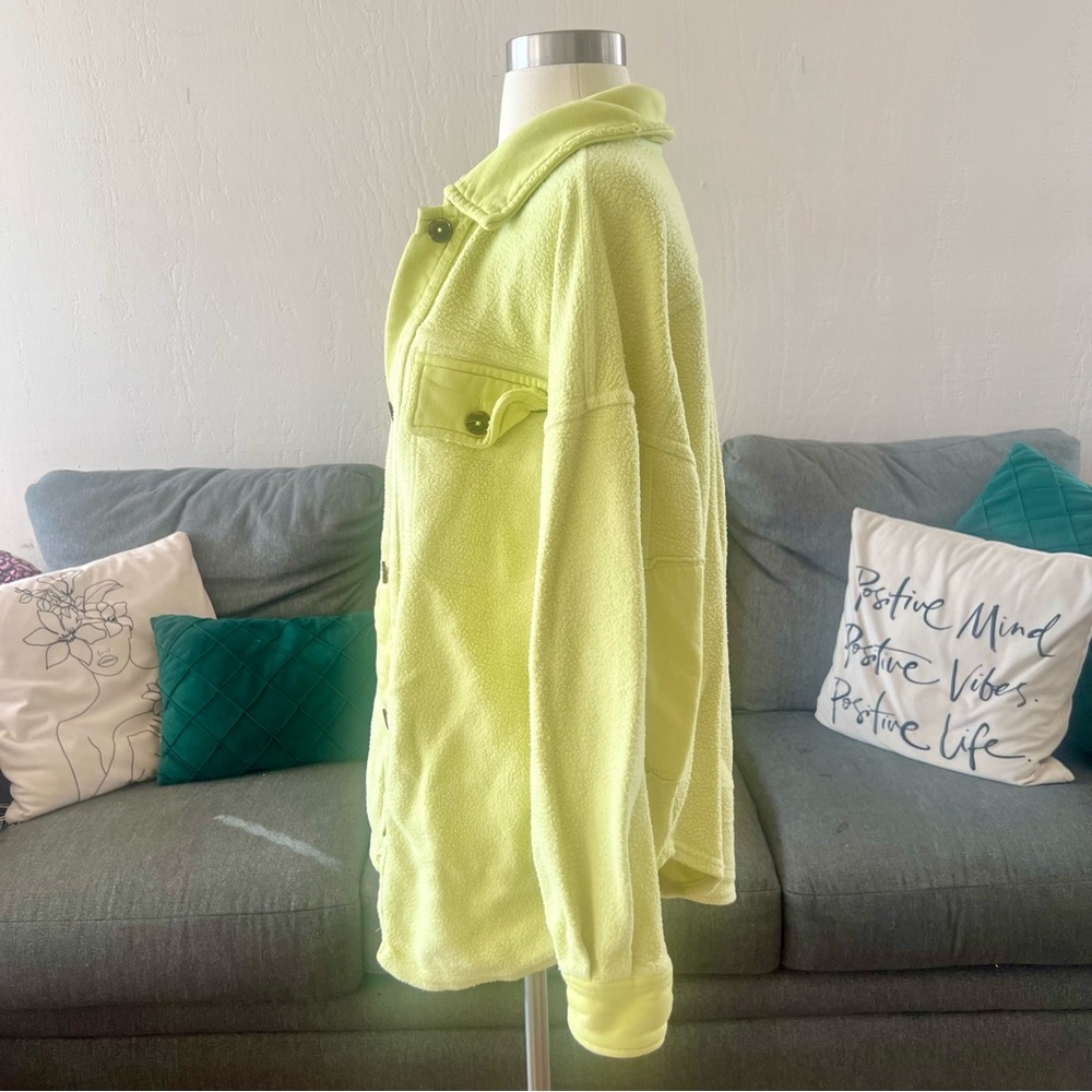 Free People Lime Ruby Shacket - image 8
